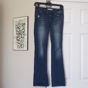 Dark Blue Bullhead Black Jeans